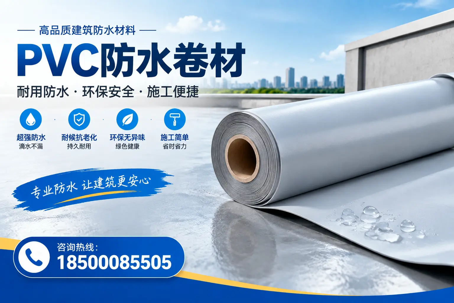 PVC防水卷材选型对比：如何做出明智选择？白杨指南